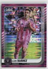 2025 Topps Chrome MLS #31 Luis Suárez Magenta Pulsar Refractor