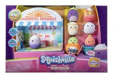 Squishville Farmers Market Includes 7 Squishmallows & Accessories Collectible