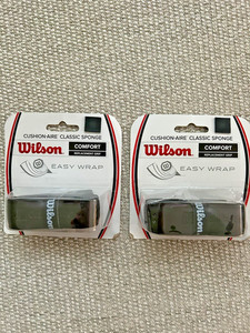Wilson Cushion Aire Comfort - Replacement Grip , Black - 2 Packs