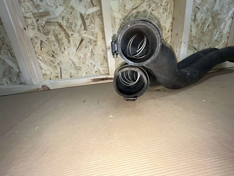 Tubos de entrada de aire Ford 87-96 tubos F150 F250 F350 Bronco 5,0 L 5,8 L conducto pieza OEM Foto 3 de 4