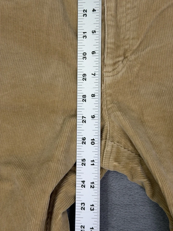 Pantalones de pana Lauren Jeans para mujer 4 color tostado corte bota regular tiro medio elásticos informales Foto 4 de 4