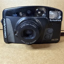 Fujifilm Discovery 290 35mm Point  Shoot Film Camera Untested