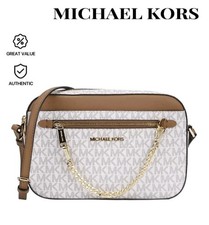 Women's Michael Kors Large Jet Set Handbag/Crossbody Vanilla Brand New With Tags