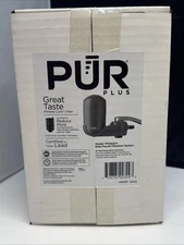 PUR PLUS Vertical Faucet Mount Water Filtration System with 3-in-1 Lead Reducing