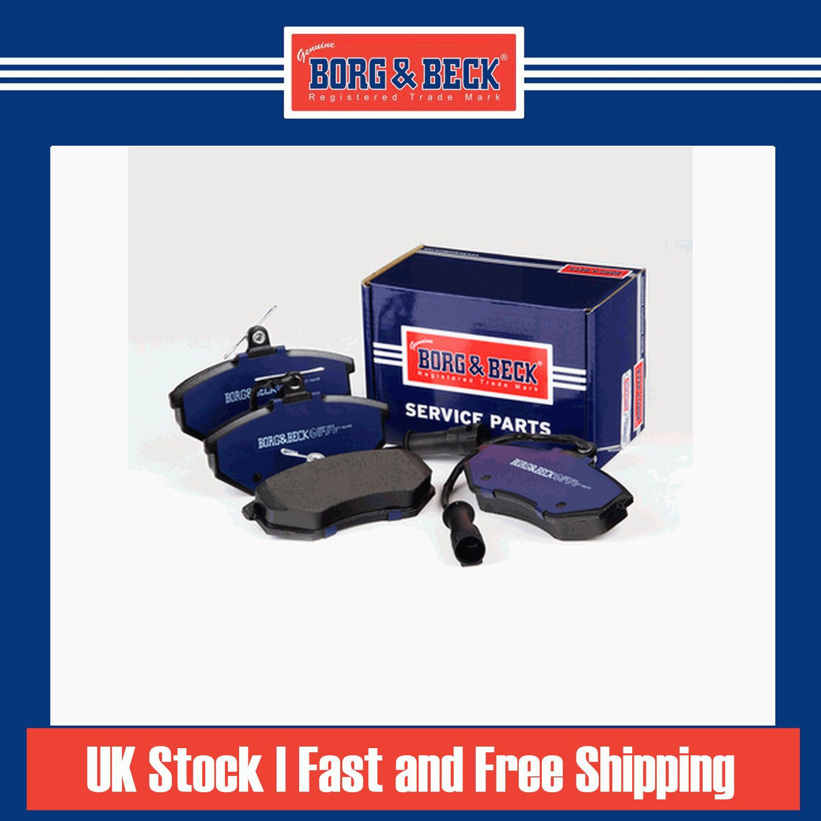 BORG & BECK BBP1406 Brake Pad Set For Disc Front For Audi 80 90 A4 Coupe Seat VW - Image 15