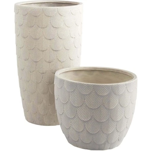 Cyan Design 11472 Nereus Grey Planter, Short-Small - Picture 5 of 6