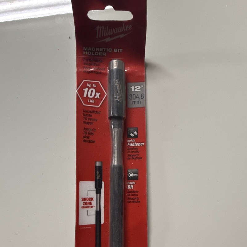 Milwaukee Shockwave Impact Duty 12 in (304.8 mm) Magnetic Bit Holder