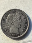 New Listing1899 Barber Dime 10C Silver US Coin , Solid Details