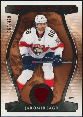 JAROMIR JAGR - 2023 Upper Deck Artifacts Ruby #158 - JERSEY NUMBER 068/499