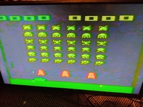 Atari 2600 VCS Games River Raid Space Invaders Tested