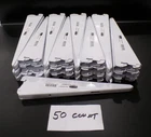 Rubbermaid 9” Twin Track WHITE Shelf Brackets (50 Pack)  Huge Lot $1.00 Each