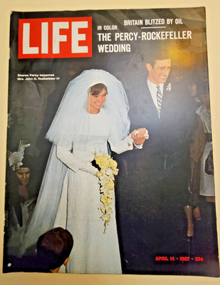 LIFE Magazine April 14 1967 Percy-Rockefeller Wedding Frank Sinatra Mia Farrow
