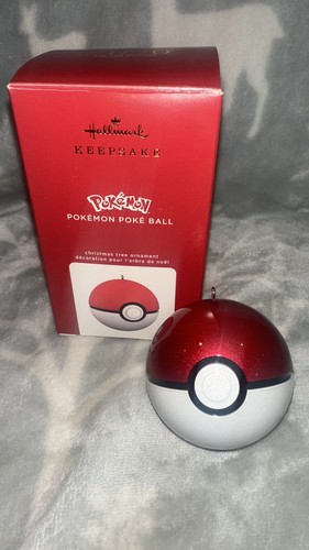 2020 Hallmark Premium Keepsake Limited Edition Pokemon Poke Ball Metal Ornament - Picture 1 of 7