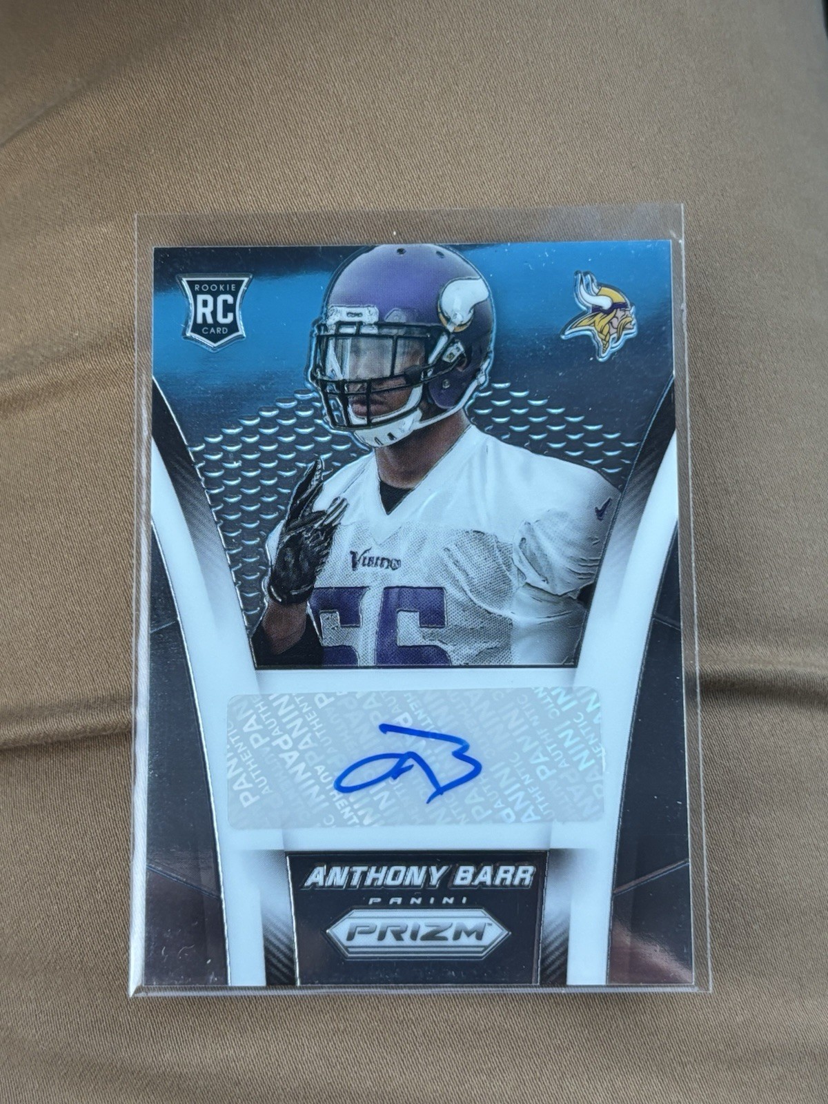 Anthony Barr Panini Prizm Autograph Rookies #ARAB Base