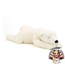 NEW Colorata Polar Bear Plush Toy L Size/Nesoberi Series/Soft to the touch
