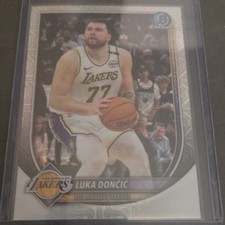 Topps Bowman Chrome U Luka Dončić Chrome BCV-123 Los Angeles Lakers NBA 2024-25