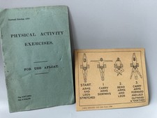 1920 Physical Activity Exercises Use Afloat Royal Navy world war 1 US Marine gb