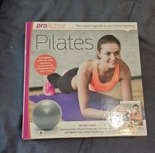 ProActive Pilates libro di allenamento a casa passo-passo con palla da 8" e video 