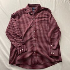 Stafford Mens Dress Shirt - Wrinkle Free - Smart Tech - 16-16.5