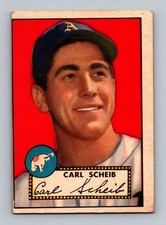 1952 Topps #116 Carl Scheib GD-VG (MC) Vintage Baseball Card