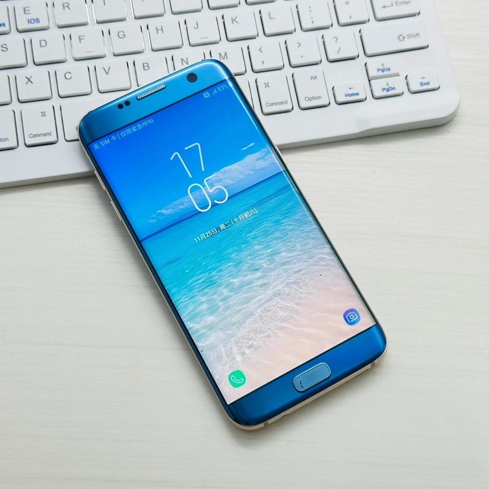 galaxy  s7edge  ブルー Samsung Galaxy S7 edge Blue T-Mobile Cell Phones & Smartphones for