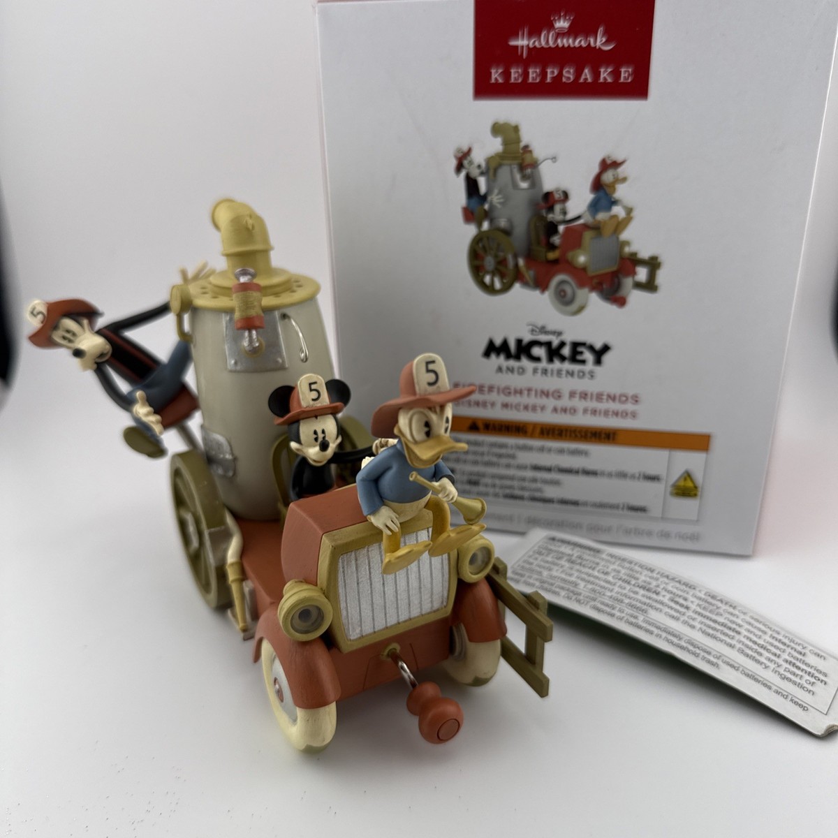 Hallmark Keepsake 2025 Firefighting Friends Disney Mickey and