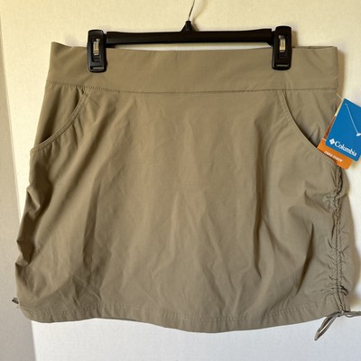 Columbia Women's Anytime Casual Skort Large Tan