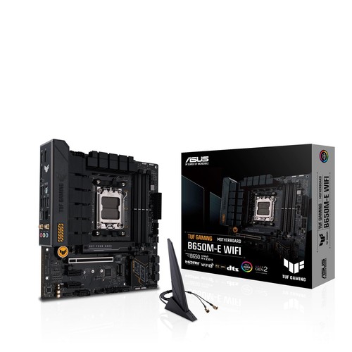 ASUS TUF Gaming B650M-E WiFi Mainboard Sockel AMD AM5 (Ryzen 7000, mATX, PCIe 5. - Bild 2 von 10