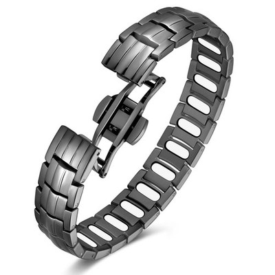 Jecanori 5X Strength Magnetic Bracelets for Men  Updated 5,000 9 inches, Grey 