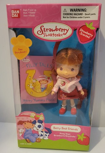 Strawberry Shortcake Berry Best Friends Pinky Days Bandai 2004 Erdbeerduft