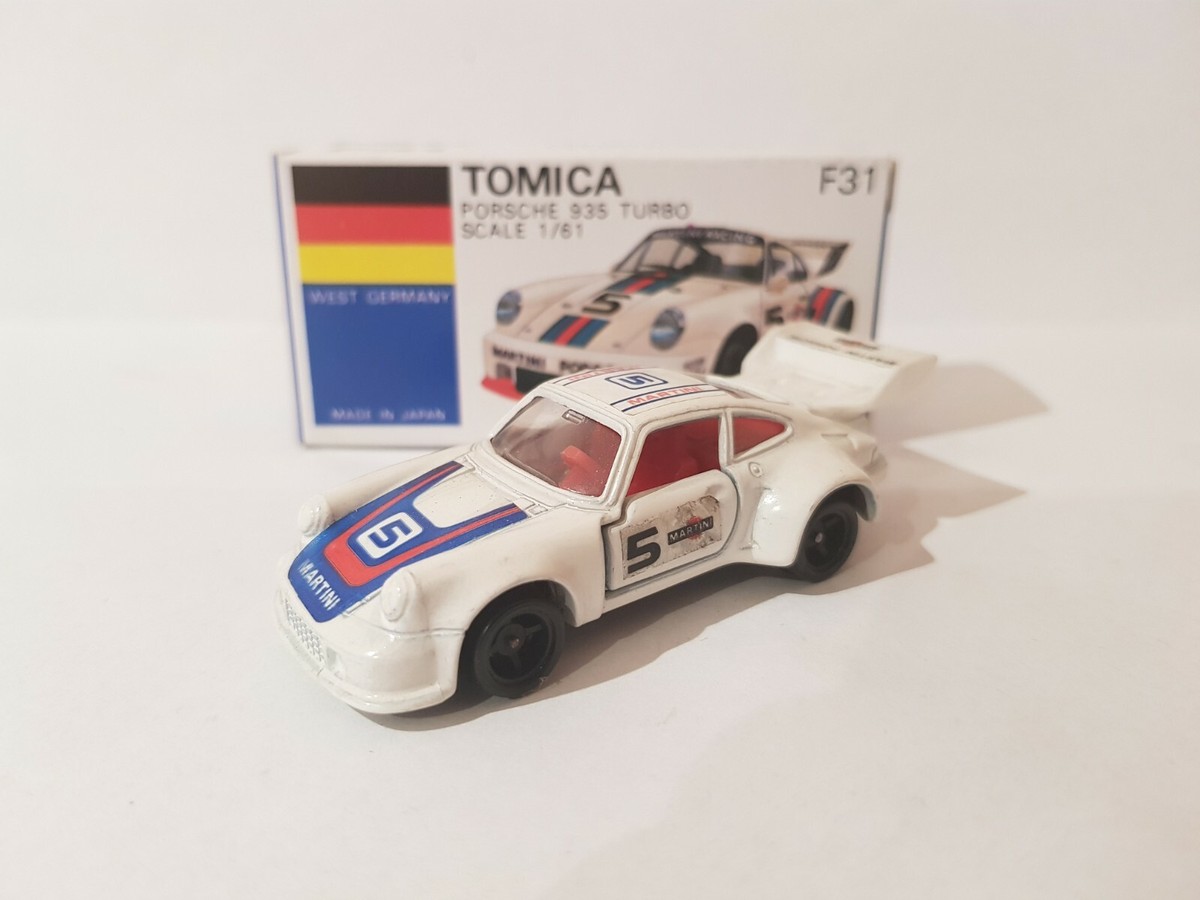 Tomica F31 - PORSCHE 935 TURBO [WHITE] MARTINI VHTF NEAR