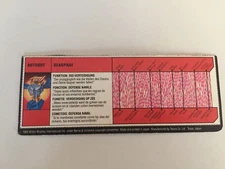 Transformers G1 1985 SEASPRAY MB tech spec biocard techspec