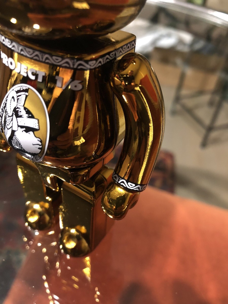 MEDICOM BEARBRICK AE PROJECT 1/6 CENTURION GOLDEN 200% GOLD
