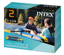 NUOVO GOMMONE UFFICIALE INTEX CHALLENGER 2 GOMMONI 2,36M X 1,14M X 41CM