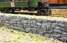 Chooch (HO/O Scale) #8570 Flexible Cut Stone * Large SEA WALL  3-3/4 x 11"