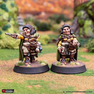 Merigold Tealeaf - Rise of the Halflings - Printable Scenery - Terrain, Wargamin