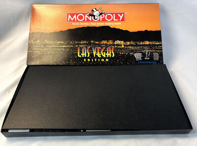 New Monopoly Las Vegas Edition Board Game New-Open Box - Pieces
