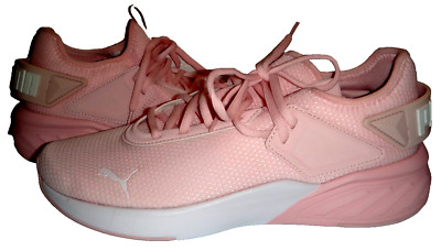 PUMA Soft Foam Optimal Comfort Lace-up Running Sneakers Baby Pink Mesh Size 10