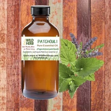 PATCHOULI ORGANIC ESSENTIAL OIL | Therapeutic, Pure, Undiluted | FAST USA Ship