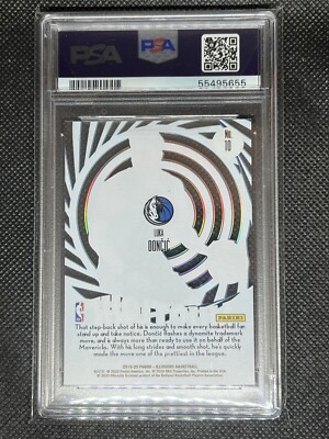 2019 Panini Illusions LUKA DONCIC #10 SAPPHIRE MYSTIQUE