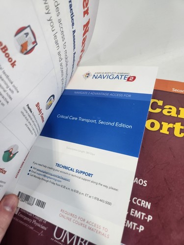 Critical Care Transport + Navigate 2 Access Code Second Edition Softcover AAOS - Picture 3 of 4