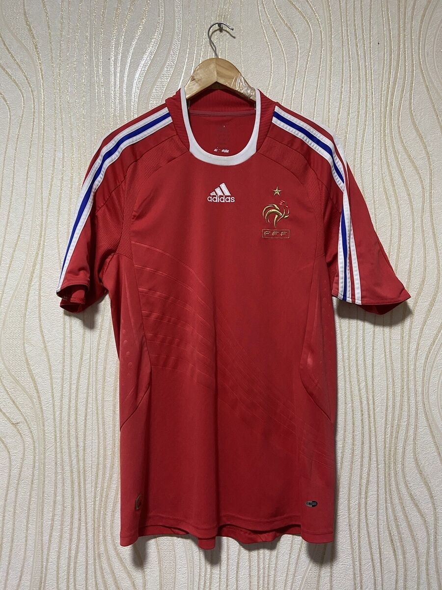 FRANCE 2008 2010 AWAY FOOTBALL SHIRT SOCCER JERSEY ADIDAS FRANCE 2008 2010 AWAY FOOTBALL SHIRT SOCCER JERSEY ADIDAS