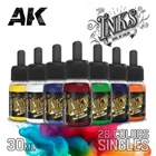 AK Interactive: The INKS - 30ml - Acrylic Ink - Singles 28 Colors