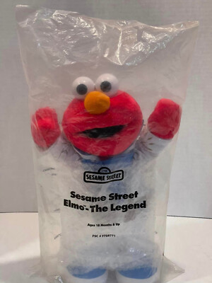 Sesame Street ELMO THE LEGEND ELVIS Doll 15'' new in sealed package 2000