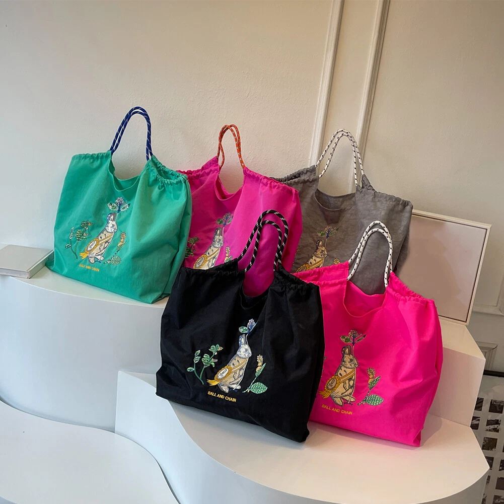 Unisex Shopper Purses Leisure Animal Embroidery Designer Bags Handle Handbags