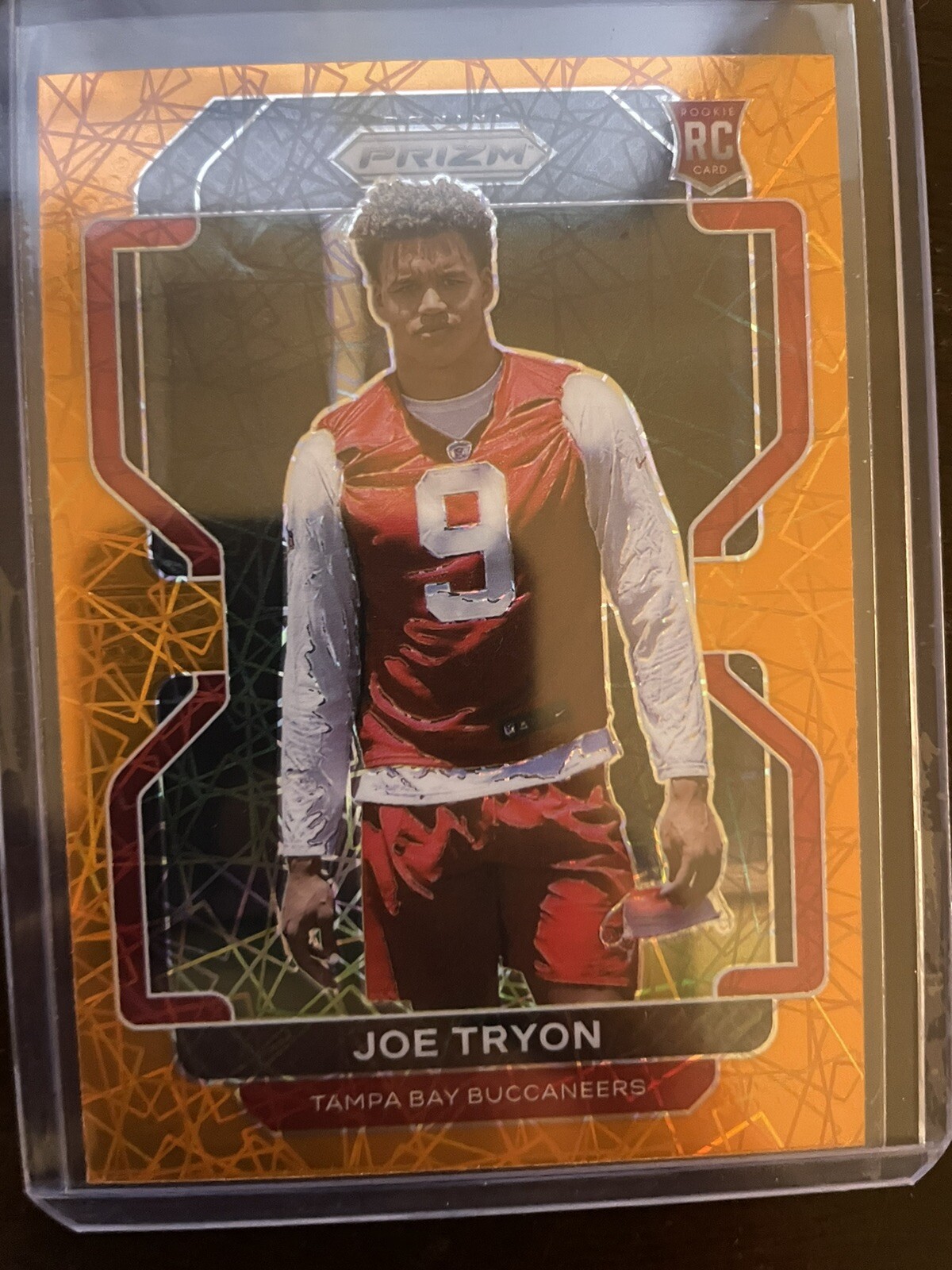 Football In Store Tryon 2021 Panini Prizm Football Joe Tryon Rookie RC #381 Orange Lazer ...
