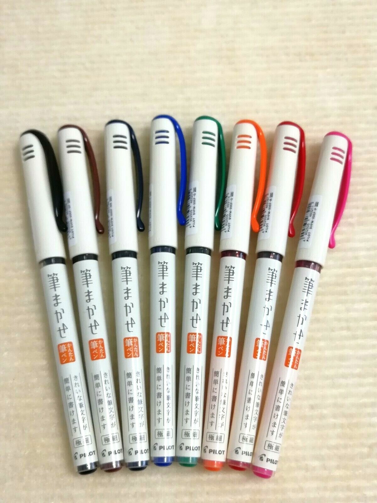 Pilot Fude Makase Very fine Color Brush Pen SVFM-20EF  8 Color Select