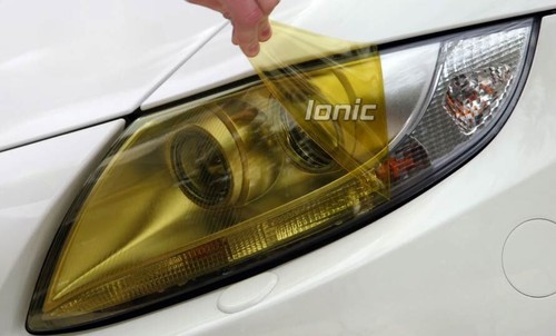 Premium Glossy Headlight Taillight Fog Light Vinyl Sticker Tint Film Tail Light - Foto 5 di 9