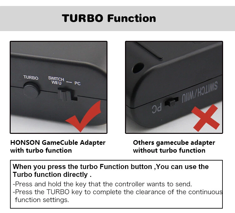 GameCube Controller Adapter for Nintendo switch PC Wii U Super Smash Bros USB - Image 4 of 4