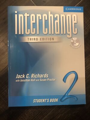 Interchange Level 2 Student's Book Cambridge Jack Richards CD AudioThird Edition